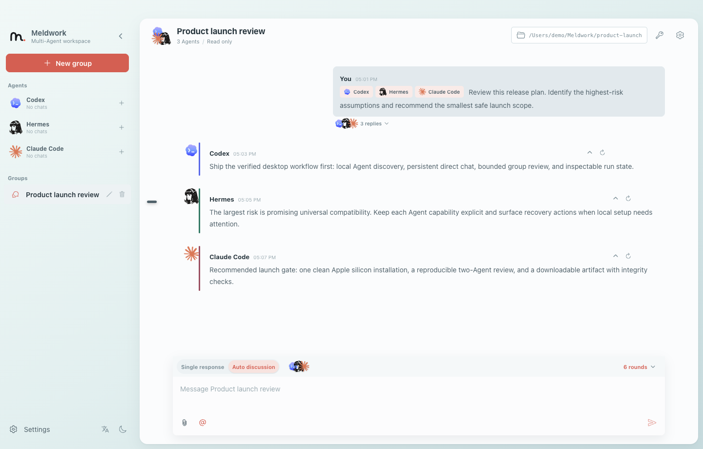 Auto Discussion V4 group collaboration
